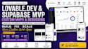 build custom saas mvp web app using lovable ai supabase development software