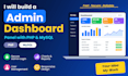 build a PHP mysql admin dashboard
