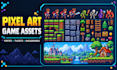 Pixelkunst-sprite-sheets, tilesets und spielhintergründe erstellen