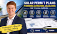 create residential solar permit plans and pv drawings