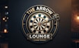 design modern dartboard logo for lounge, game