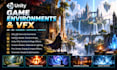 create unity game vfx, shaders and particle effects