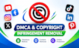 remove copyright infringement and dmca content