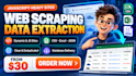 do web scraping data mining data extraction