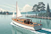 draw your boat into vector illustration art