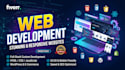 design and build a responsive modern website using HTML CSS react nextjs
