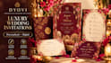 design a luxury indian wedding invitation and digital e invite