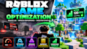optimize roblox games and fix lag
