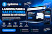 design a high converting systeme io landing page