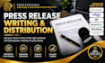 do press release writing and press release distribution