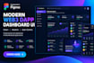 design a modern web3 dapp dashboard UI in figma