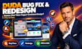 duda website redesign, duda website design duda bug fix, duda maintenance GEO