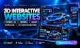 create 3d interactive websites with threejs, gsap, webgl and webflow