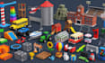create custom roblox simulator assets, tycoon machines, low poly props and model