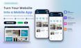 convert your existing website into android and ios app