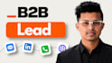 do b2b lead generation with email, linkedin, and phone lists
