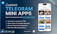 build a custom telegram mini app with react and django