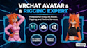 do custom vrchat avatar vrc avatar vr character vr chat humanoid