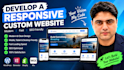 develop a responsive custom website