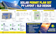 draft solar engineering pv layout city permit plan sld design for ca az nv