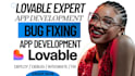 lovable ai developer lovable expert lovable bug fixing lovable app development