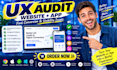 do professional website ux audit to improve conversion