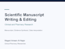 edit and proofread your medical or scientific manuscript
