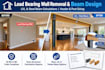 design residential load bearing wall removal structural beam header post