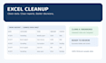 clean and format your excel spreadsheet