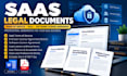 draft saas terms of service eula and software license agreement