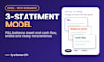 build a 3 statement financial model with scenarios in excel