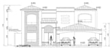 draw architectural building elevations and section drawings in autocad