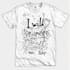 minimalist typography t shirt design