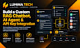 build a custom rag chatbot, ai agent, API key integration