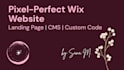 create, design wix website as a wix developer, wix expert, seo