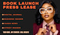 do book press release, book launch press release distribution, book launch pr