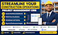 setup buildertrend clockshark sage acculynx zoho projects contractor foreman
