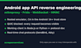 reverse engineer your android app API and deliver a documented client