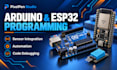program arduino and esp32 for sensors and automation