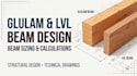 design glulam and lvl timber beams with calculations