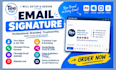 Setup email signature company business email signature clickable email ...