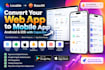 convert lovable webapp to android ios app base44 capacitor app with notification