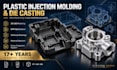 design plastic injection molded and die cast mechanical parts
