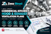 draft commercial kitchen hood and exhaust ventilation plans