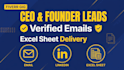 find ceo and founder leads with email