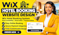 do wix hotel booking system, room availability, reservation and payment setup