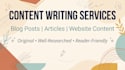 do content writing engaging blog posts and articles