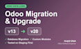 migrate and upgrade odoo to the latest version with custom modules