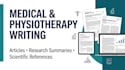 write evidence based medical and physiotherapy articles