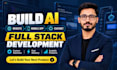 build ai website, ai mobile app, ai chatbot, full stack development